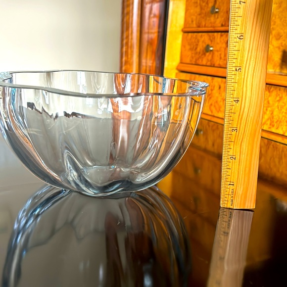 🔥HP🔥VTG Asta Stromberg /Strombergshyttan  Crystal Bowl 60s, Sweden, signed - Picture 7 of 14